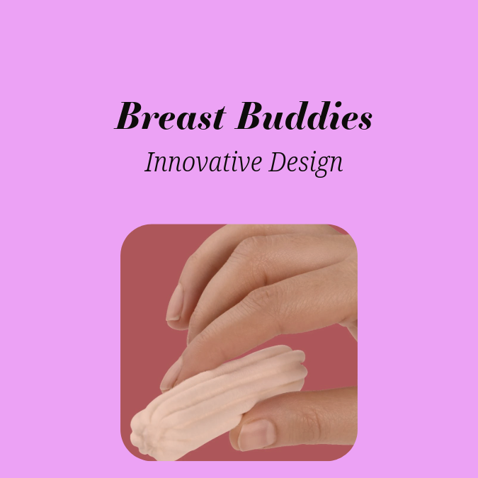 Breast Buddies provides moisture, sweat and odor protection.