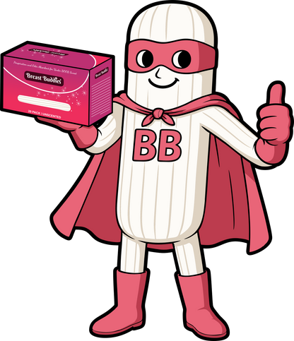 Breast Buddies Underneath Breast Boob Sweat Perspiration Pad, Odor and Moisture Absorbtion